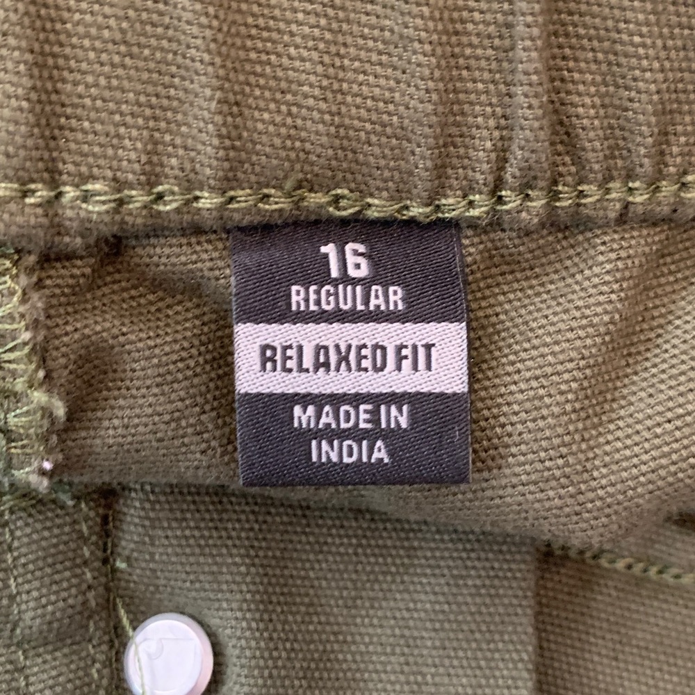 NWT Carhartt Rugged Flex Relaxed Fit Green Canvas Work Short - Picture 7 of 9